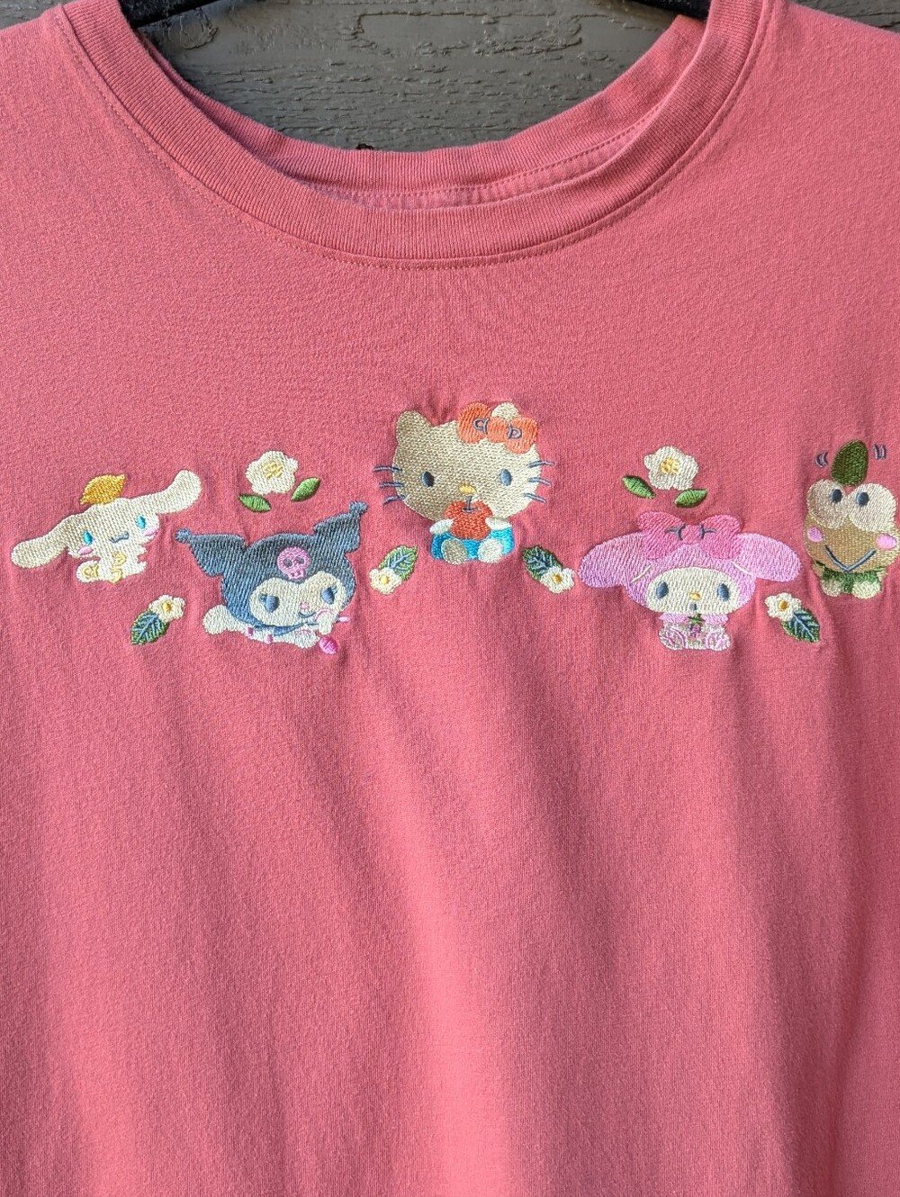Sanrio Hello Kitty and Friends Embroidered Short Sleeve T-Shirt Size 2X - Picture 2 of 7